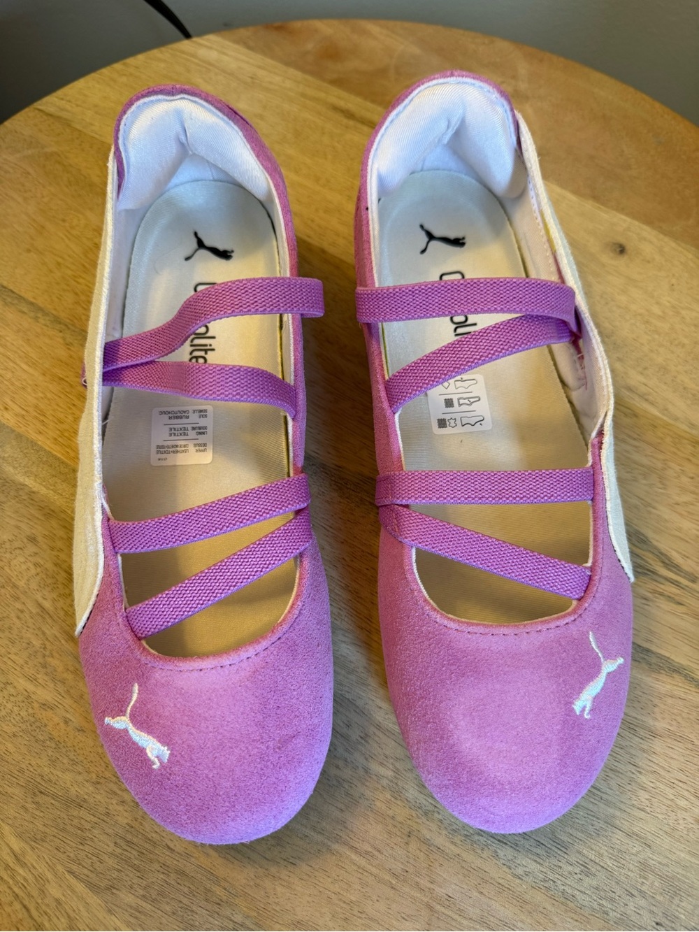 NWT Puma Women’s Mauve Pop Speedcat Ballet Sneaker with White Stripe size 6 1/2 - Picture 10 of 11